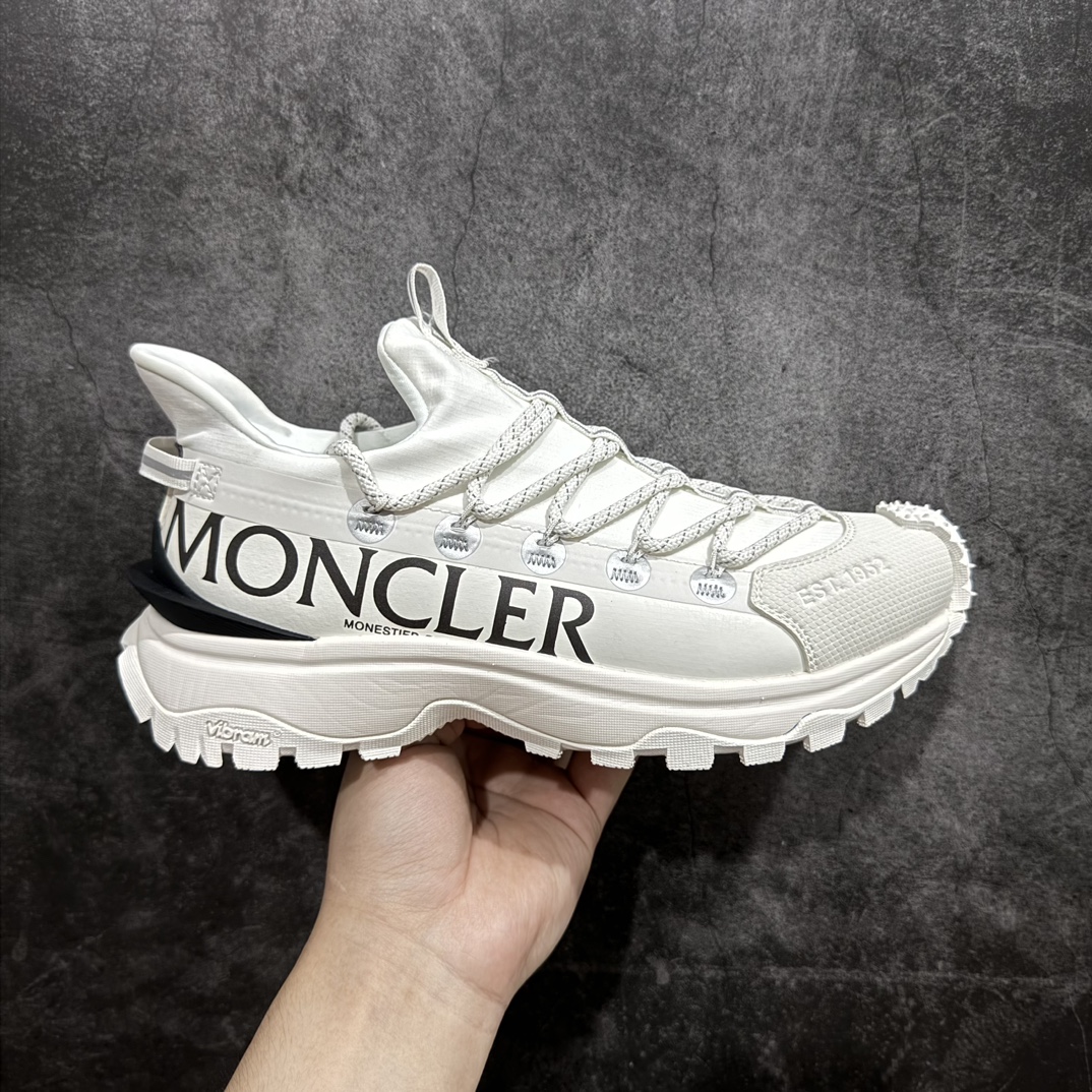 【纯原OK版本】Moncler 盟可睐/蒙口 Trailgrip GTX 抗撕裂材质山地户外鞋n鞋身采用Cordura防撕裂尼龙/Gore-Tex防水材质 中底内置全掌碳板 支撑性能拉满 侧边3M反光带#大底采用RB MD 碳板 TPU 五层分离组合 鞋底搭载Vibram外底提供超强的抓地力和防滑性能 原装大盒包装 内赠Moncler徽章防层袋一副 尺码：36 36.5 37.5 38 38.5 39 40 40.5 41 42 42.5 43 44 44.5 45 46  编码：DF480500-鞋库