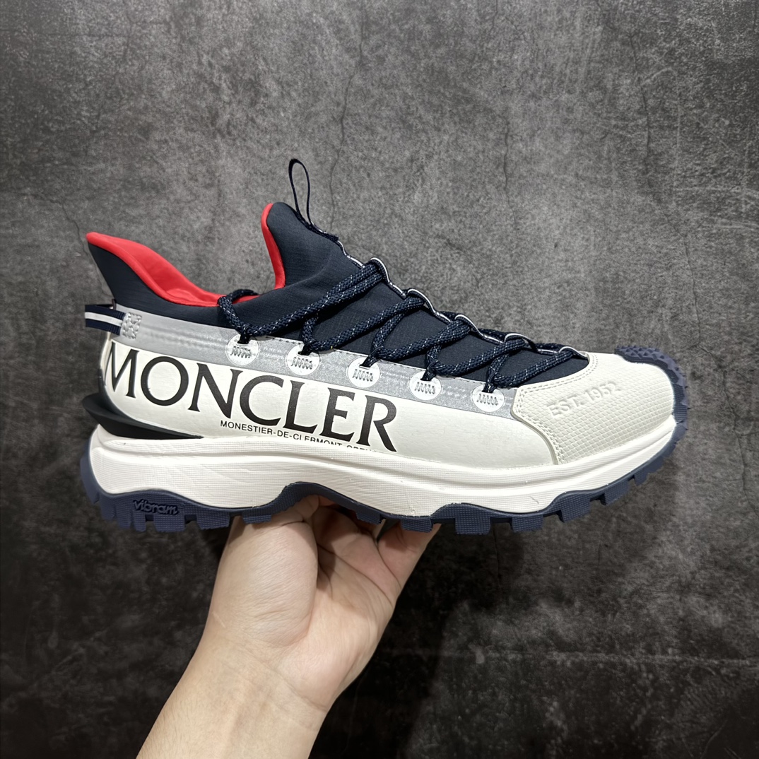 【纯原OK版本】Moncler 盟可睐/蒙口 Trailgrip GTX 抗撕裂材质山地户外鞋n鞋身采用Cordura防撕裂尼龙/Gore-Tex防水材质 中底内置全掌碳板 支撑性能拉满 侧边3M反光带#大底采用RB MD 碳板 TPU 五层分离组合 鞋底搭载Vibram外底提供超强的抓地力和防滑性能 原装大盒包装 内赠Moncler徽章防层袋一副 尺码：36 36.5 37.5 38 38.5 39 40 40.5 41 42 42.5 43 44 44.5 45 46  编码：DF480500-鞋库