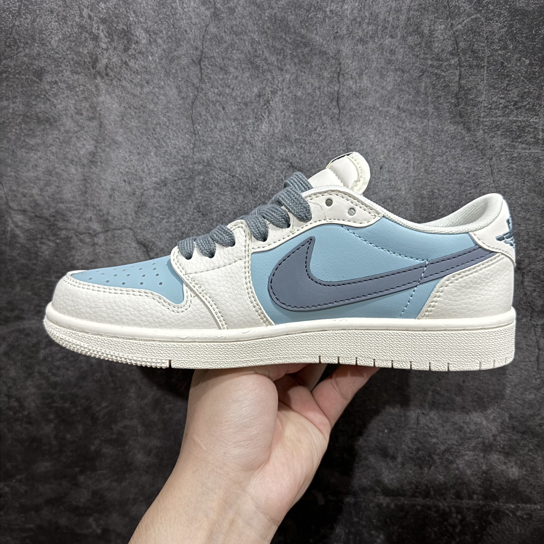 定制版 Fragment x Travis Scott x 北面 Air Jordan 1 Low 三方联名倒钩 QY0668-963