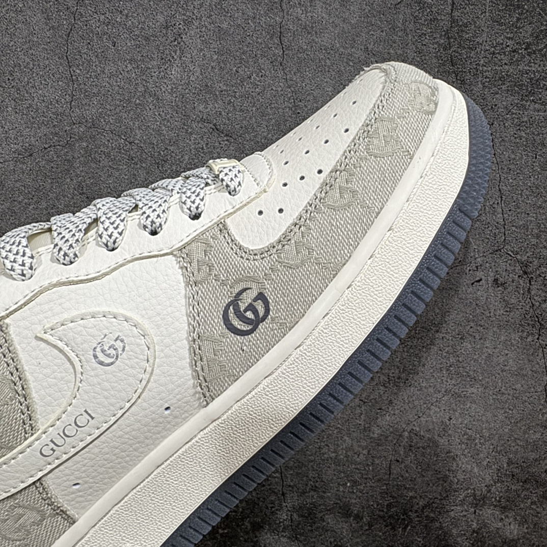 定制版 海外限量发售NIke Air Force 1 '07 Low “古驰联名--烟灰”空军一号 BB9577-102