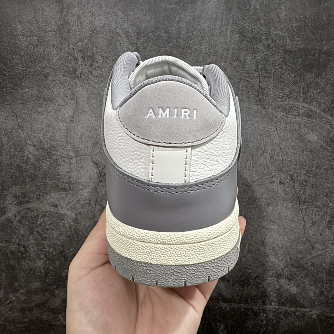 图片[4]-【东莞原厂版】Amiri 埃米尔 Skeleton Low-Skel top Sneakers 骨骼系列 低帮休闲板鞋原版一比一开发 全套原版包装已经复刻到缝隙全新订单出货 市售最高版本 外贸 平台高端零售专供品质 原版皮料打造 正确骨头形状 鞋舌外翻细节 头层牛皮双层加厚鞋面 鞋帮侧面骨头采用两张牛皮贴合处理 立体感更好 皮料切口均油边处理 定制金属LOGO铭牌及吊牌 及其复杂的工艺已经完全攻克 可对比市面任何版本  尺码：35 36 37 38 39 40 41 42 43 44 45 编码：HH460480-鞋库