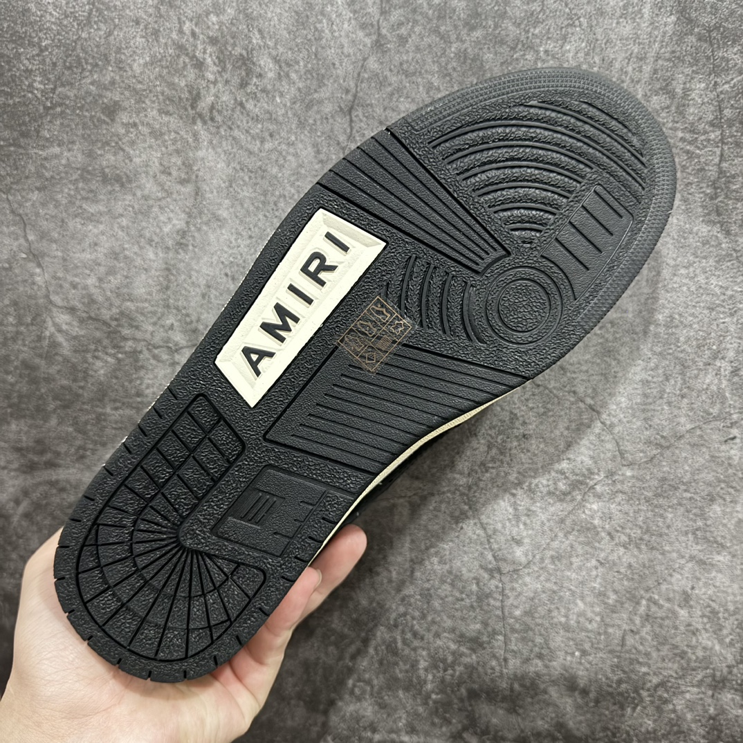 图片[9]-【东莞原厂版】Amiri 埃米尔 Skeleton Low-Skel top Sneakers 骨骼系列 低帮休闲板鞋原版一比一开发 全套原版包装已经复刻到缝隙全新订单出货 市售最高版本 外贸 平台高端零售专供品质 原版皮料打造 正确骨头形状 鞋舌外翻细节 头层牛皮双层加厚鞋面 鞋帮侧面骨头采用两张牛皮贴合处理 立体感更好 皮料切口均油边处理 定制金属LOGO铭牌及吊牌 及其复杂的工艺已经完全攻克 可对比市面任何版本  尺码：35 36 37 38 39 40 41 42 43 44 45 编码：HH460480-莆田鞋批发中心