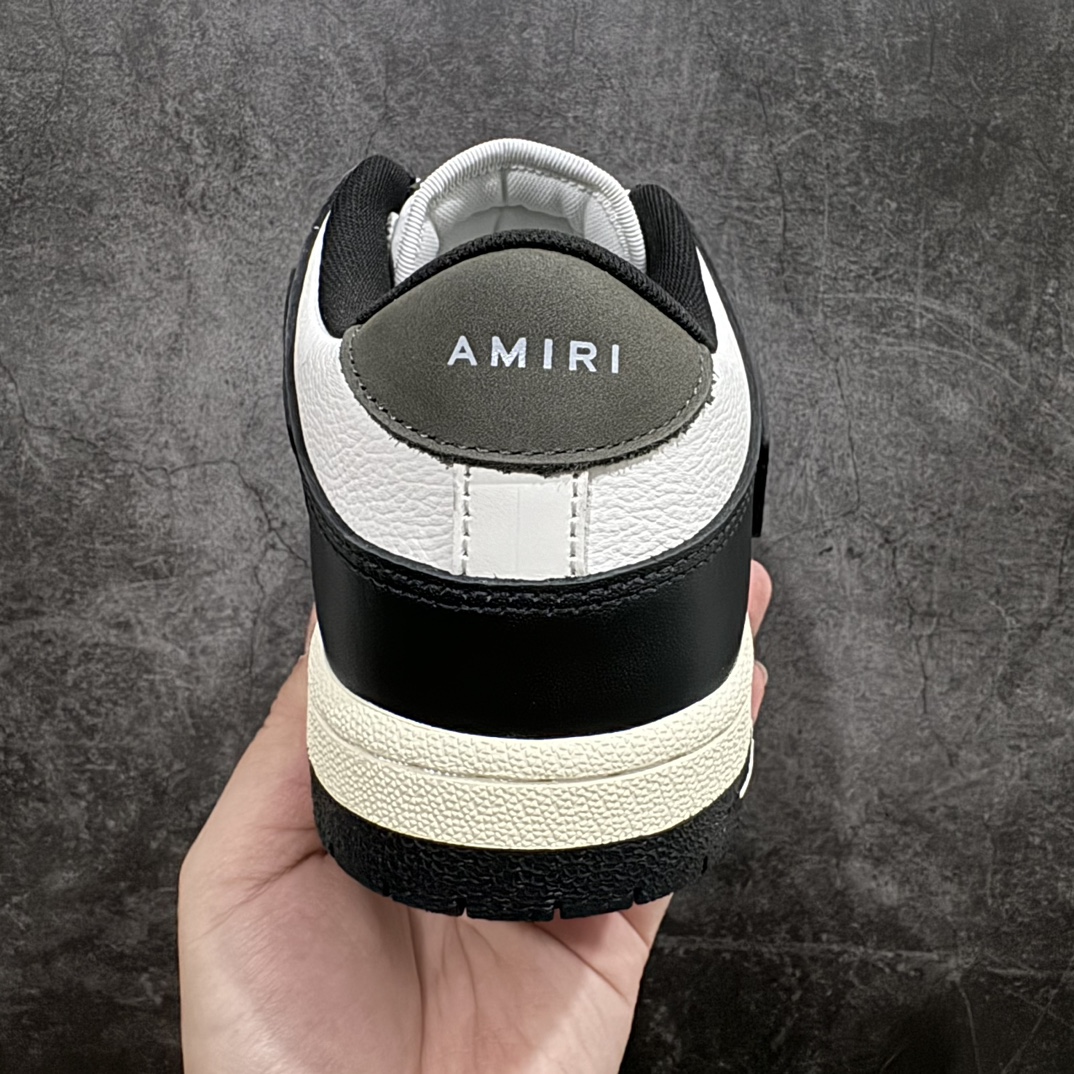 图片[4]-【东莞原厂版】Amiri 埃米尔 Skeleton Low-Skel top Sneakers 骨骼系列 低帮休闲板鞋原版一比一开发 全套原版包装已经复刻到缝隙全新订单出货 市售最高版本 外贸 平台高端零售专供品质 原版皮料打造 正确骨头形状 鞋舌外翻细节 头层牛皮双层加厚鞋面 鞋帮侧面骨头采用两张牛皮贴合处理 立体感更好 皮料切口均油边处理 定制金属LOGO铭牌及吊牌 及其复杂的工艺已经完全攻克 可对比市面任何版本  尺码：35 36 37 38 39 40 41 42 43 44 45 编码：HH460480-莆田鞋批发中心