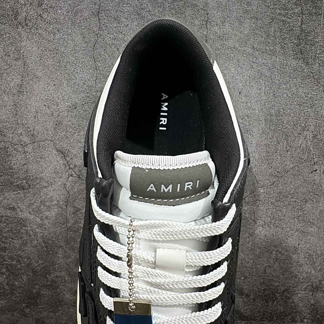 图片[8]-【东莞原厂版】Amiri 埃米尔 Skeleton Low-Skel top Sneakers 骨骼系列 低帮休闲板鞋原版一比一开发 全套原版包装已经复刻到缝隙全新订单出货 市售最高版本 外贸 平台高端零售专供品质 原版皮料打造 正确骨头形状 鞋舌外翻细节 头层牛皮双层加厚鞋面 鞋帮侧面骨头采用两张牛皮贴合处理 立体感更好 皮料切口均油边处理 定制金属LOGO铭牌及吊牌 及其复杂的工艺已经完全攻克 可对比市面任何版本  尺码：35 36 37 38 39 40 41 42 43 44 45 编码：HH460480-莆田鞋批发中心