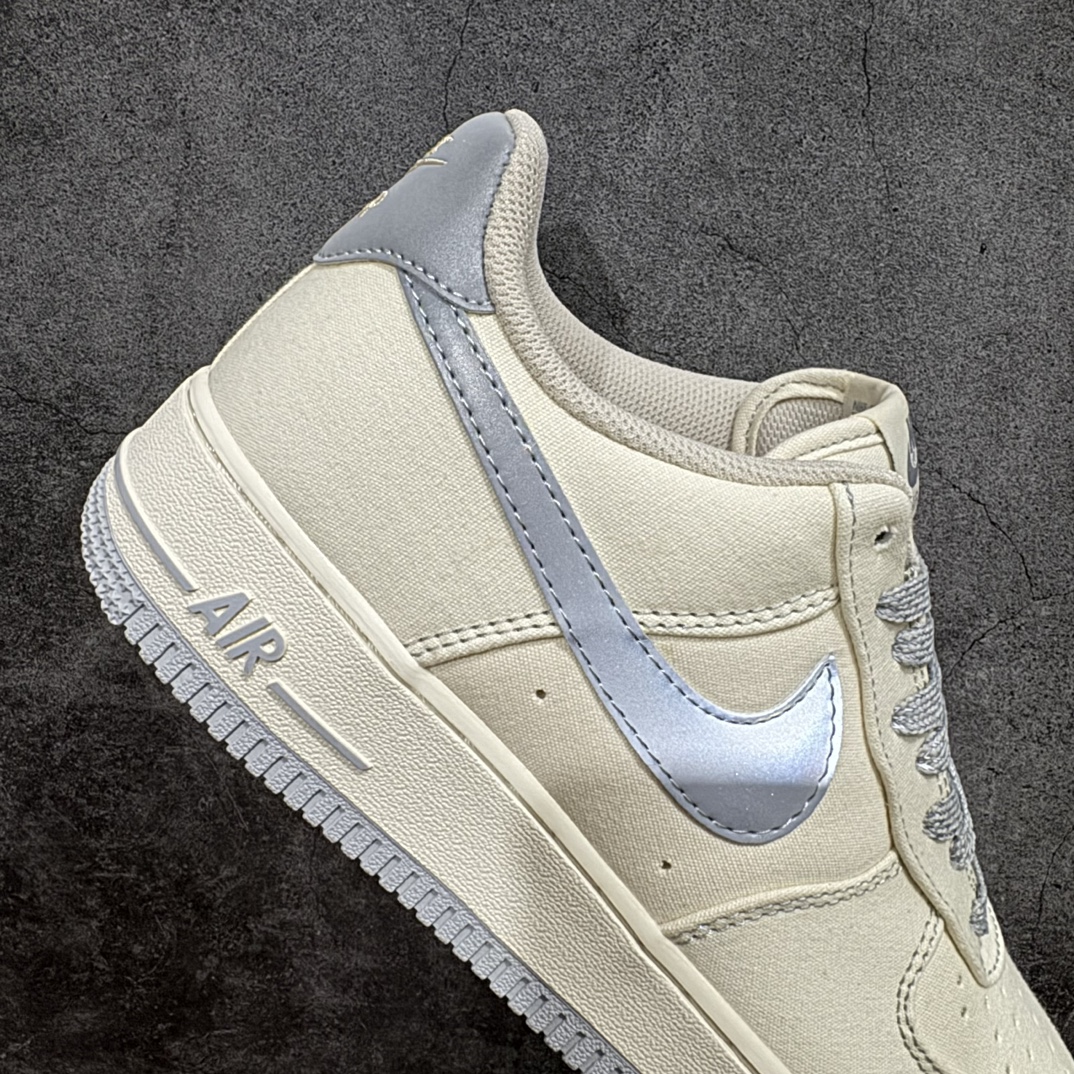 图片[7]-【公司级】海外限量发售 NIke Air Force 1 \’07  米银布面 空军一号低帮休闲板鞋 3m反光 进口牛筋布 原楦头原纸板 纯正空军版型 全掌内置全掌气垫 原盒配件 原厂中底钢印 拉帮完美 货号：TQ1456-222nSIZE：36 36.5 37.5 38 38.5 39 40 40.5 41 42 42.5 43 44 44.5 45 编码：LF250260-莆田鞋批发中心