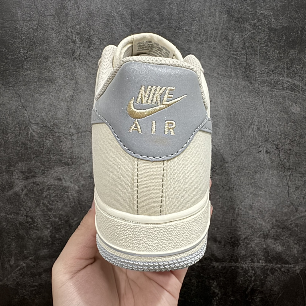 图片[4]-【公司级】海外限量发售 NIke Air Force 1 \’07  米银布面 空军一号低帮休闲板鞋 3m反光 进口牛筋布 原楦头原纸板 纯正空军版型 全掌内置全掌气垫 原盒配件 原厂中底钢印 拉帮完美 货号：TQ1456-222nSIZE：36 36.5 37.5 38 38.5 39 40 40.5 41 42 42.5 43 44 44.5 45 编码：LF250260-鞋库