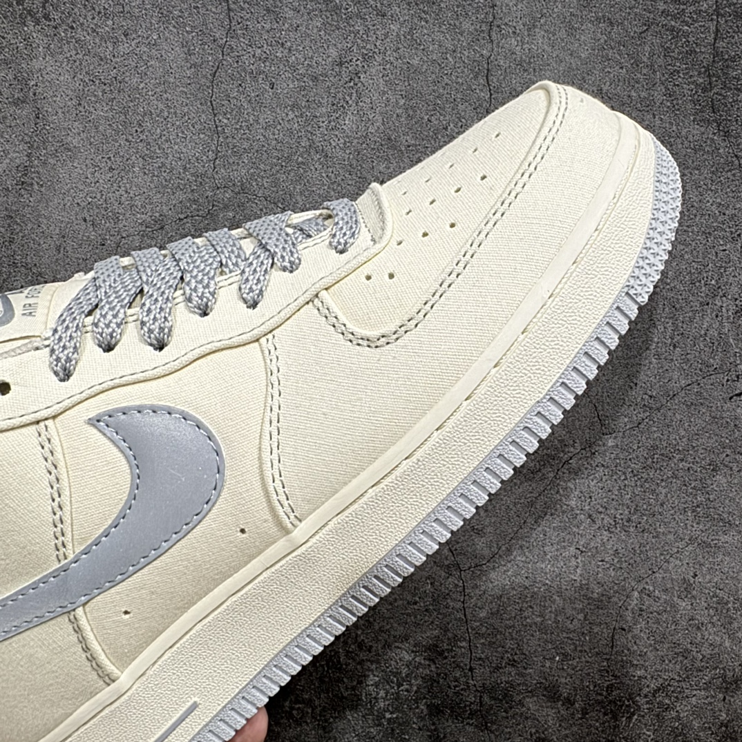 图片[6]-【公司级】海外限量发售 NIke Air Force 1 \’07  米银布面 空军一号低帮休闲板鞋 3m反光 进口牛筋布 原楦头原纸板 纯正空军版型 全掌内置全掌气垫 原盒配件 原厂中底钢印 拉帮完美 货号：TQ1456-222nSIZE：36 36.5 37.5 38 38.5 39 40 40.5 41 42 42.5 43 44 44.5 45 编码：LF250260-莆田鞋批发中心