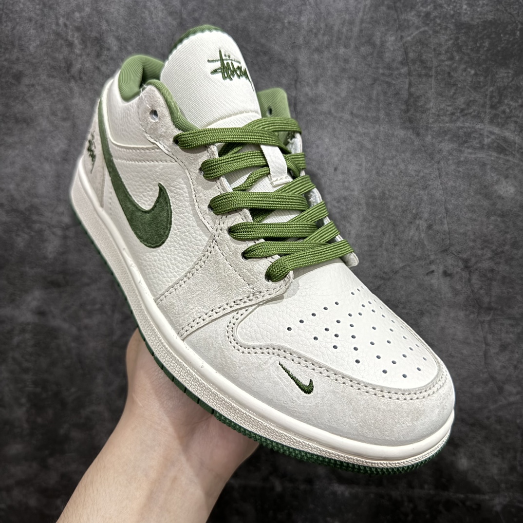 图片[3]-【定制版】Air Jordan 1 Low AJ1 乔1LV联名 高端定制 低帮复古休闲板鞋货号：DM5688-102n定制鞋盒 大厂纯原品质出货 超高清洁度 皮料切割干净无任何毛边 细节完美  尺码：36 36.5 37.5 38 38.5 39 40 40.5 41 42 42.5 43 44 44.5 45 编码：HXS320340-鞋库