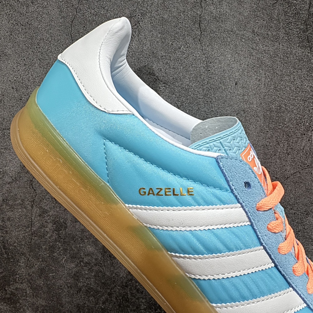 图片[7]-【正确版】AD Gazelle Indoor Trainers 羚羊内训系列低帮复古百搭休闲运动德训风板鞋 HQ901790年代经典的复刻版！自60年代以足球训练鞋面世以来,Gazelle就以其经典设计席卷全球。1991年版本的复刻,再造经典Gazelle。采用皮革打造,搭配浊色细节,让这款经典更加简约。 尺码：36 36⅔ 37⅓ 38 38⅔ 39⅓ 40 40⅔ 41⅓ 42 42⅔ 43⅓ 44 45 编码：NM240250-莆田鞋批发中心