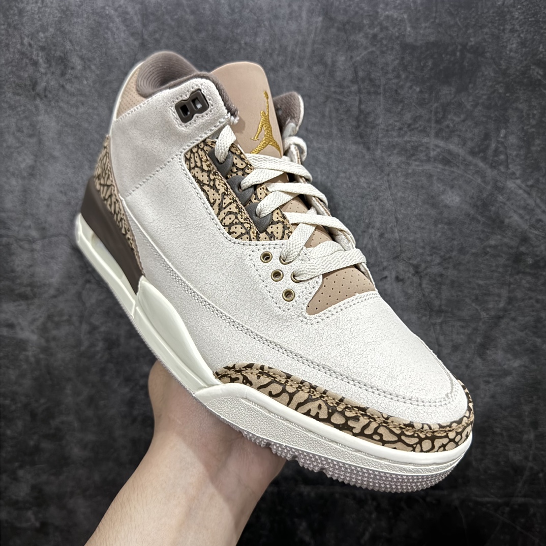 AirJordanAJ3Retro白棕爆裂纹CT8532-102原纸板楦头开发原厂皮料完美版型一比一鞋头