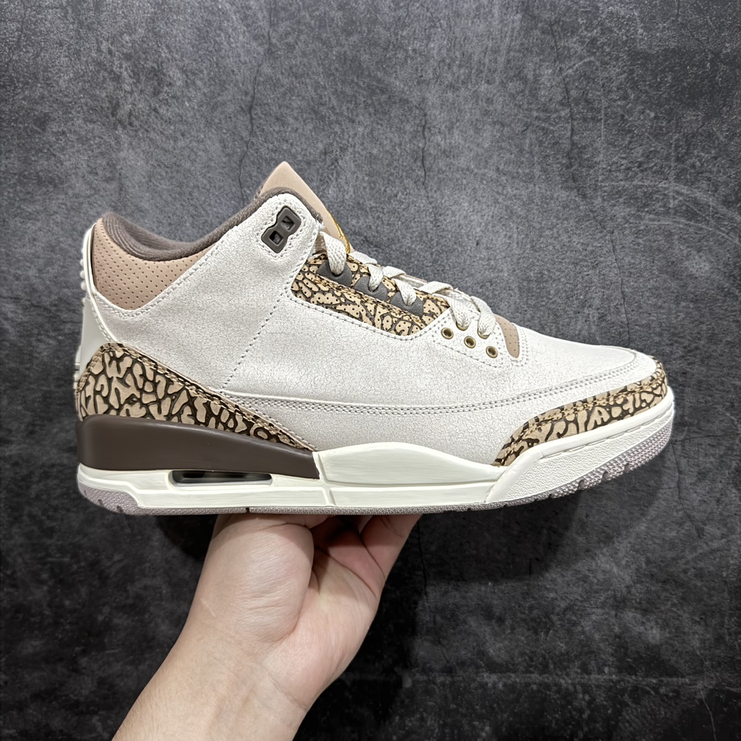 AirJordanAJ3Retro白棕爆裂纹CT8532-102原纸板楦头开发原厂皮料完美版型一比一鞋头