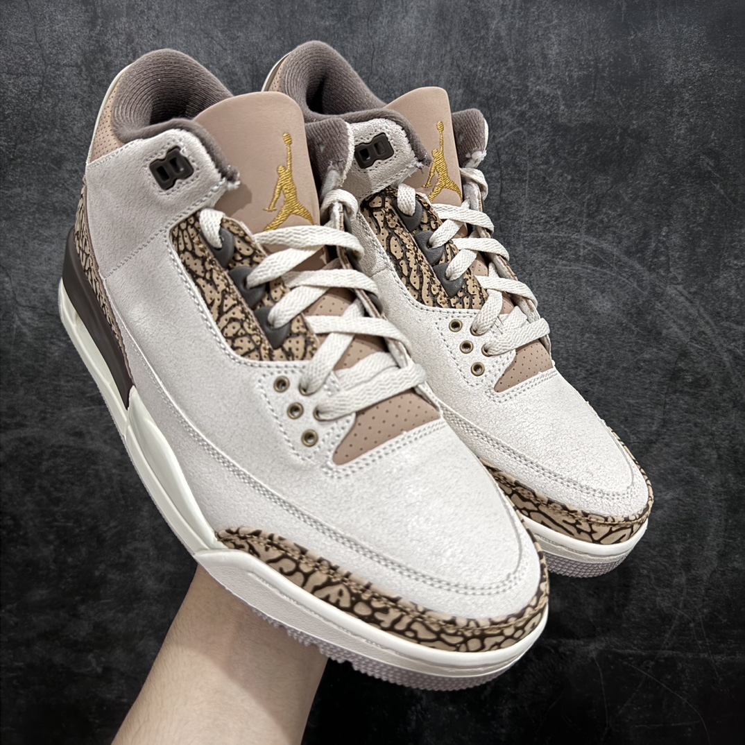 【原厂版】Air Jordan AJ3 Retro 白棕爆裂纹 CT8532-102nn原纸板楦头开发 原厂皮料完美版型 一比一鞋头弧度高度鞋身弧度数据细节工艺流程均保持原鞋一致原厂TPU网格鞋带扣 正确内里网布菱角分明不变形无多余毛边 柔软性质感一致于原鞋原厂织唛标 原厂飞人电绣工艺 印刷中底布 四线拉帮米色美纹纸贴合固定 进口港宝加持 后跟自然饱满 尺码：40 40.5 41 42 42.5 43 44 44.5 45 46 47.5 编码：X10380420-鞋库