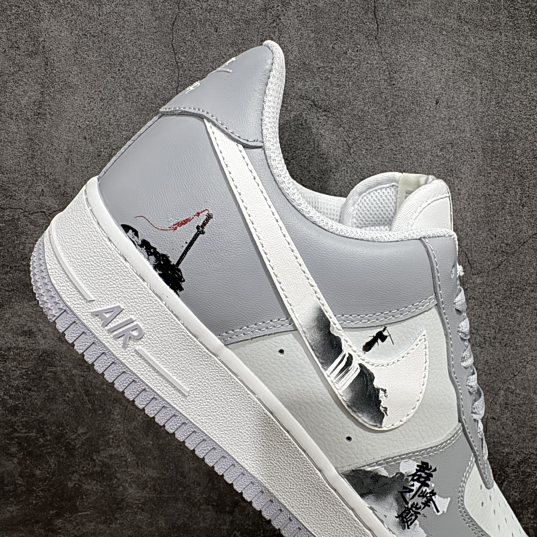 图片[7]-【纯原版】Nike Air Force 1\’07 Low\”Peak Of The Group\”空军一号低帮经典百搭休闲运动板鞋“烟灰白黑群之巅峰涂鸦” 货号：CW1888-060 尺码：36 36.5 37.5 38 39 40 40.5 41 42 42.5 43 44 44.5 45 编码：HXS290300-鞋库