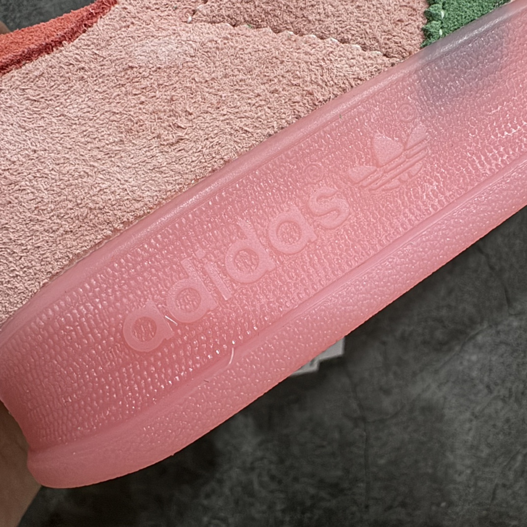 AdidasOriginalGazelleIndoor复古休闲运动德训风板鞋原厂定制长毛翻毛皮组合环保纤