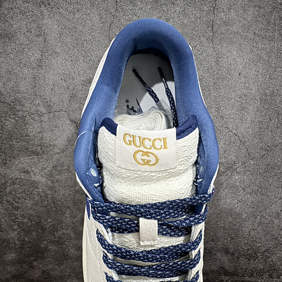 图片[8]-【定制版】NIKE SB Dunk Low x GUCCI 米白帆布宝蓝小钩满天星n性价比天花板 极力推荐👏原装头层材料 独家版型蒸餾加工帶來的是更好的视觉和脚感体验大厂纯原品质出货 清洁度 电绣工艺 皮料切割干净无任何毛边 细节完美货号：DQ1098 373 尺码：36-46（半） 编码：FS240260-莆田鞋批发中心