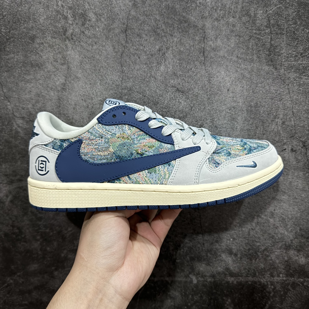 定制版FragmentxTSxAirJordan1Lowx陈冠希联名三方联名倒钩低帮纯原大厂出品唯一可媲