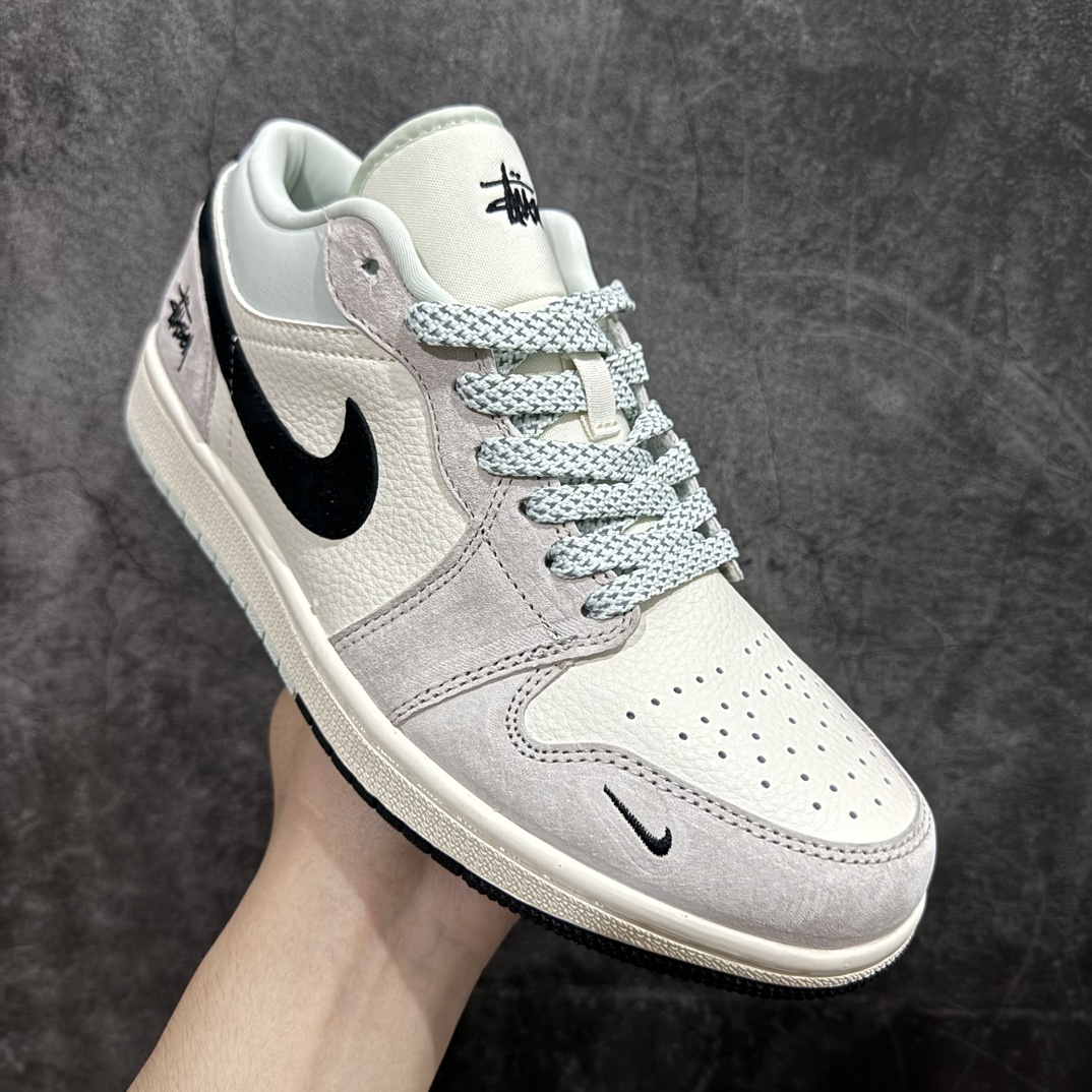 图片[3]-【定制版】Air Jordan 1 Low AJ1 乔1LV联名 高端定制 低帮复古休闲板鞋货号：LJ6688-008n定制鞋盒 大厂纯原品质出货 超高清洁度 皮料切割干净无任何毛边 细节完美  尺码：36 36.5 37.5 38 38.5 39 40 40.5 41 42 42.5 43 44 44.5 45 编码：HXS320340-鞋库