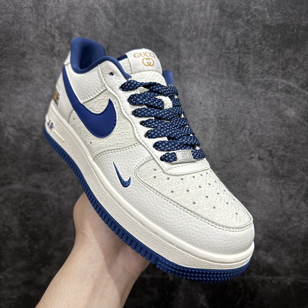 图片[3]-【定制版】海外限量发售 NIke Air Force 1 \’07 Low “古驰联名–米蓝亚麻”空军一号 低帮 运动鞋 休闲鞋 折边针车 工艺难度大 原楦头原纸板 原装鞋盒 定制五金配件 内置全掌气垫 原厂鞋底货号：XZ3398-788 Size：36 36.5 37.5 38 38.5 39 40 40.5 41 42 42.5 43 44 44.5 45 编码：HXS310320-鞋库