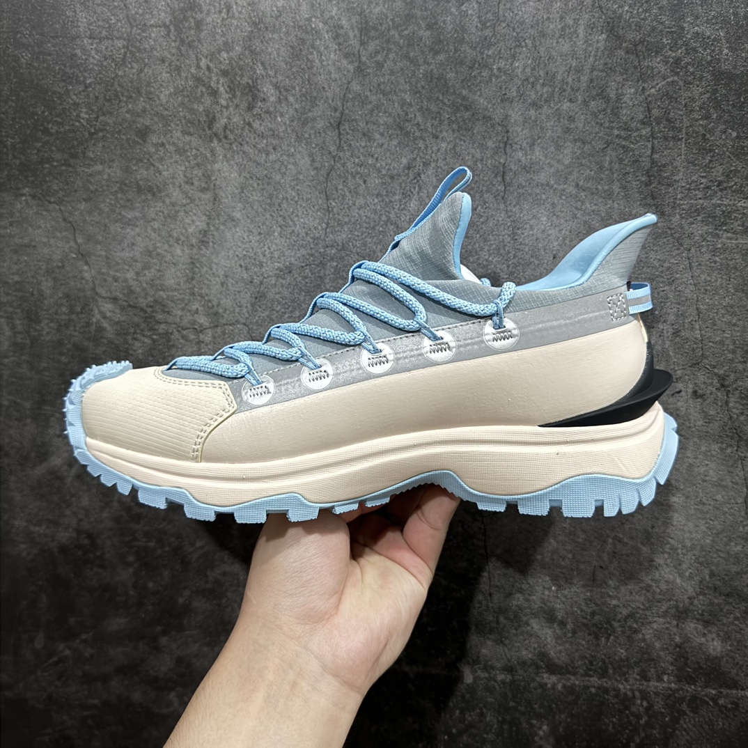 图片[2]-【纯原OK版本】Moncler 盟可睐/蒙口 Trailgrip GTX 抗撕裂材质山地户外鞋n鞋身采用Cordura防撕裂尼龙/Gore-Tex防水材质 中底内置全掌碳板 支撑性能拉满 侧边3M反光带#大底采用RB MD 碳板 TPU 五层分离组合 鞋底搭载Vibram外底提供超强的抓地力和防滑性能 原装大盒包装 内赠Moncler徽章防层袋一副 尺码：36 36.5 37.5 38 38.5 39 40 40.5 41 42 42.5 43 44 44.5 45 46  编码：DF480500-鞋库