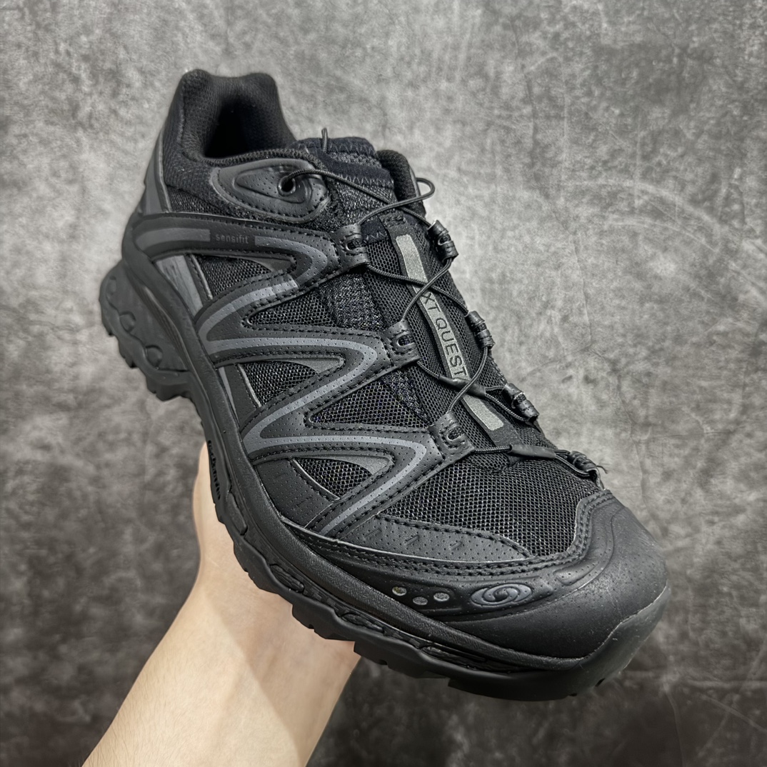 纯原SalomonXT-QUESTADV萨洛蒙情侣款户外机能鞋黑色410139全新工厂出品升级品质全鞋改