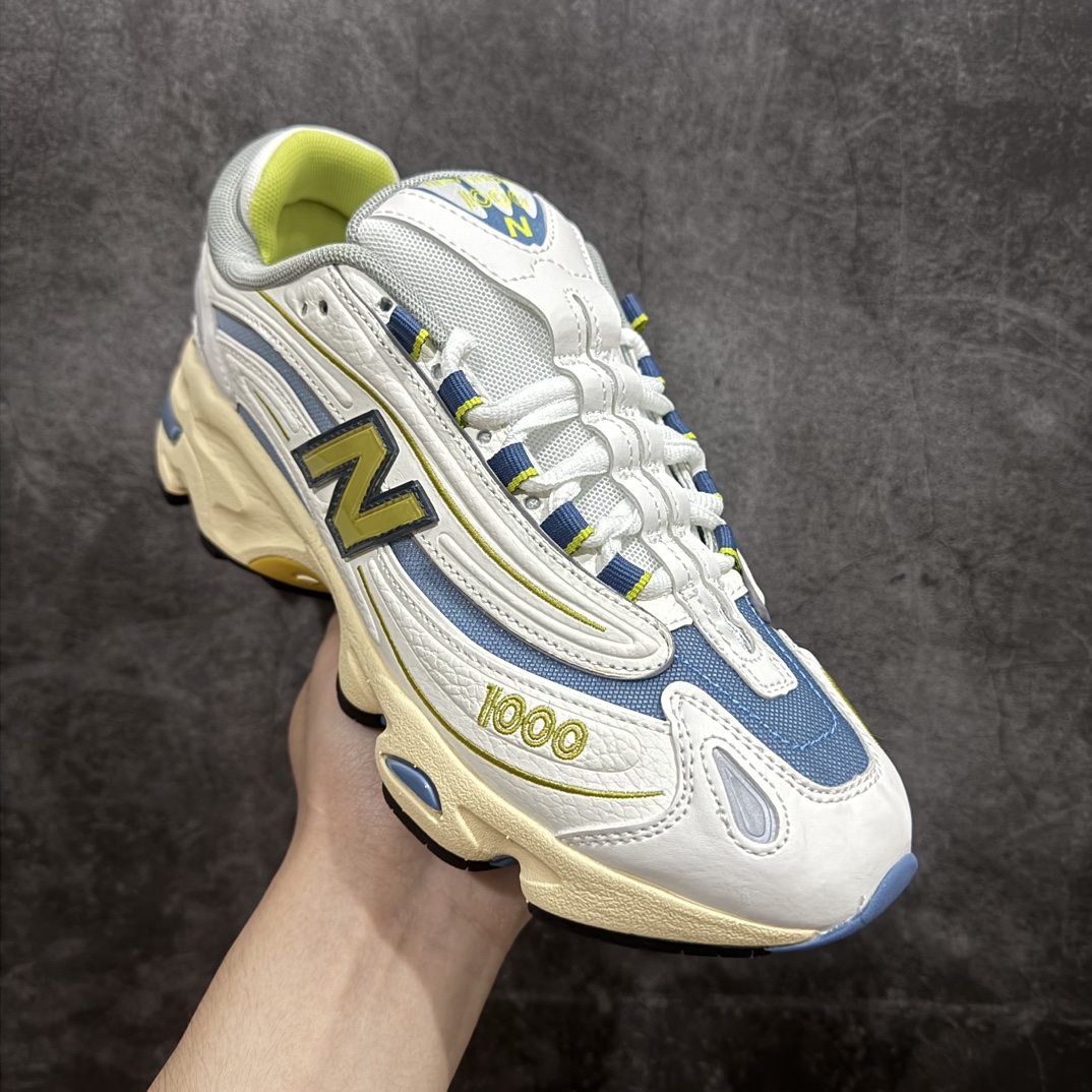 小PF纯原 复古鞋型1000系列回归！联名纽约时装品牌Aimé Leon Dore x NB新百伦New Balance M1000 系列低帮复古老爹风休闲运动慢跑鞋 M1000AC