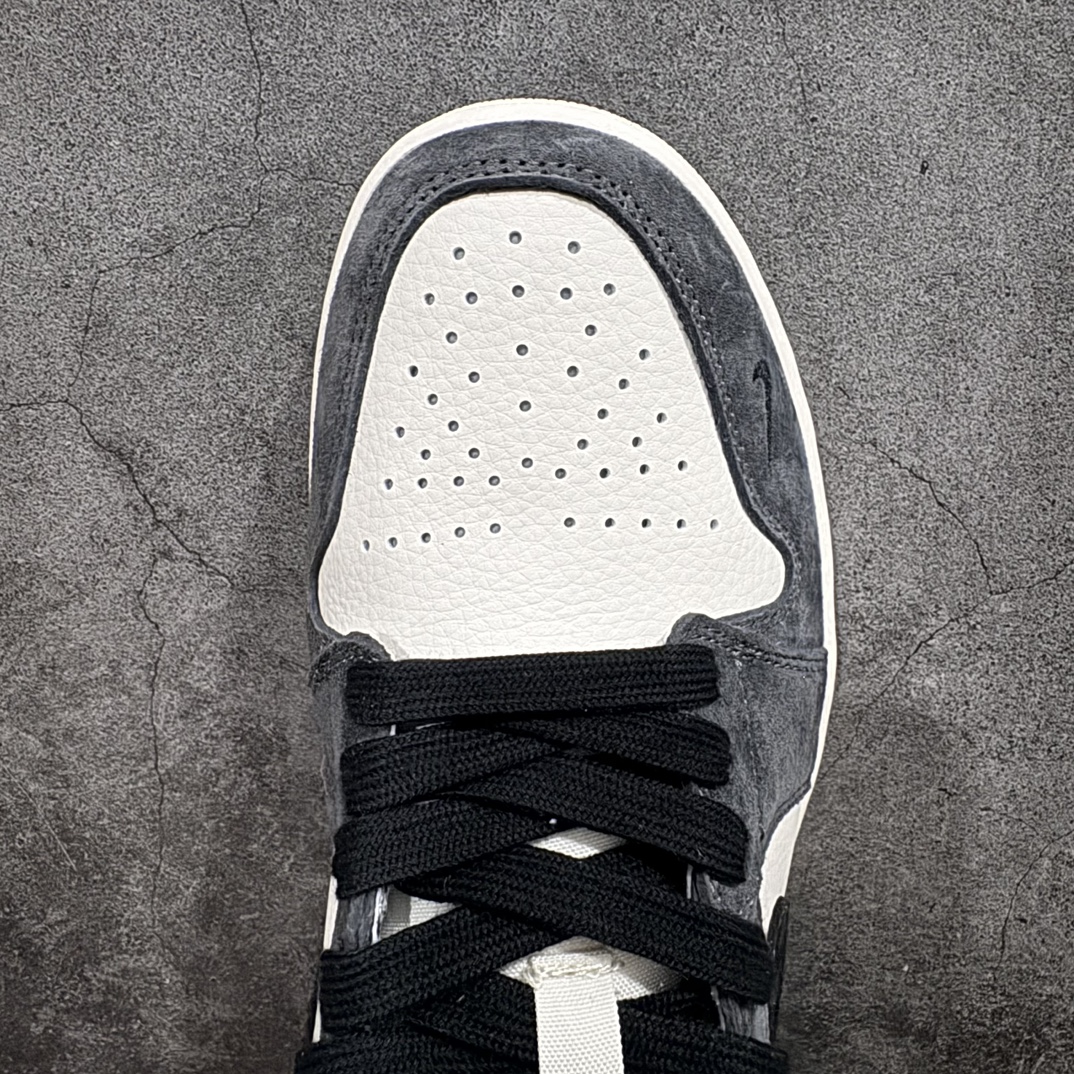 图片[5]-【定制版】Air Jordan 1 Low AJ1 乔1 暴力熊联名-米黑小勾 高端定制 低帮复古篮球鞋 SJ9950-016n#定制鞋盒 大厂纯原品质出货 超高清洁度 皮料切割干净无任何毛边 细节完美  尺码：36 36.5 37.5 38 38.5 39 40 40.5 41 42 42.5 43 44 44.5 45 编码：HXS320340-莆田鞋批发中心