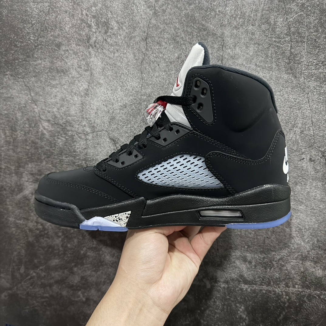 外贸大厂版 Air Jordan 5 Retro ”Black Metallic” 高帮 黑银 845035-003