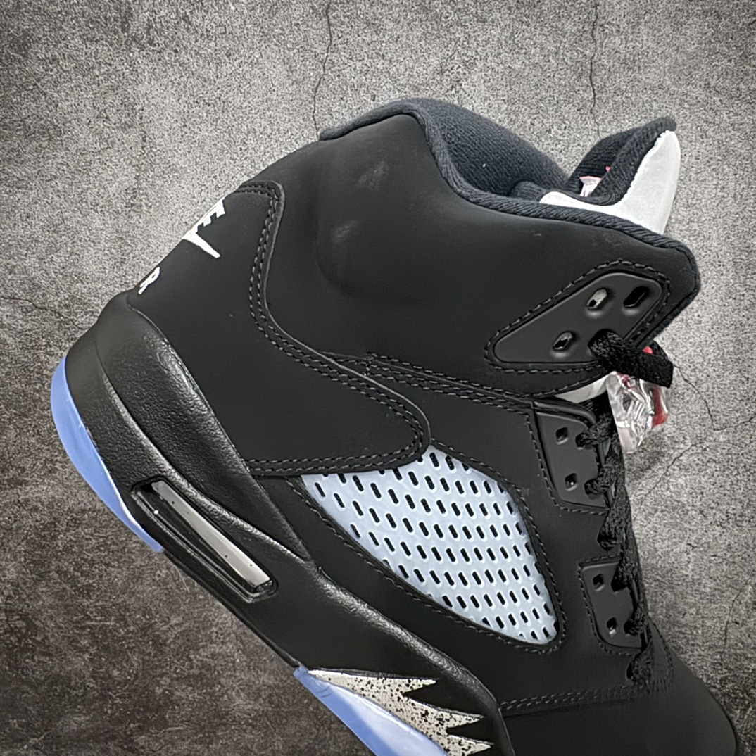 外贸大厂版 Air Jordan 5 Retro ”Black Metallic” 高帮 黑银 845035-003