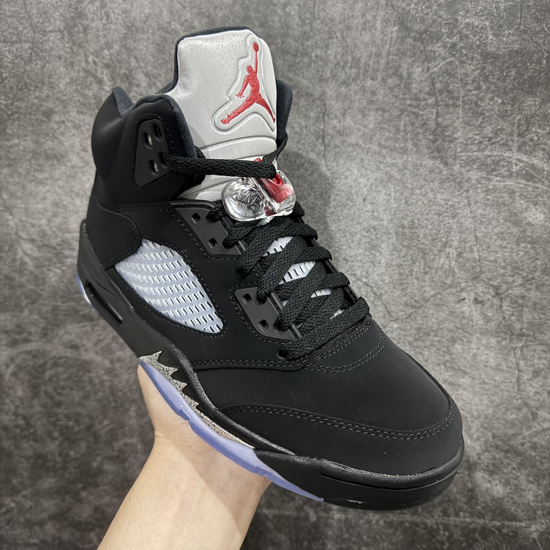 外贸大厂版 Air Jordan 5 Retro ”Black Metallic” 高帮 黑银 845035-003