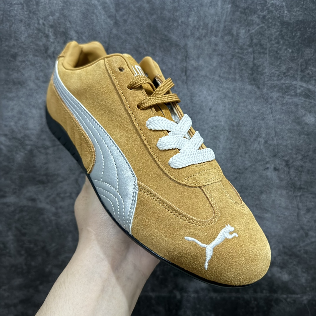 全头层原厂反毛皮 Puma Roma M Motorsport 彪马罗马阿莫尔系列低帮复古运动休闲赛车跑鞋 397397-01