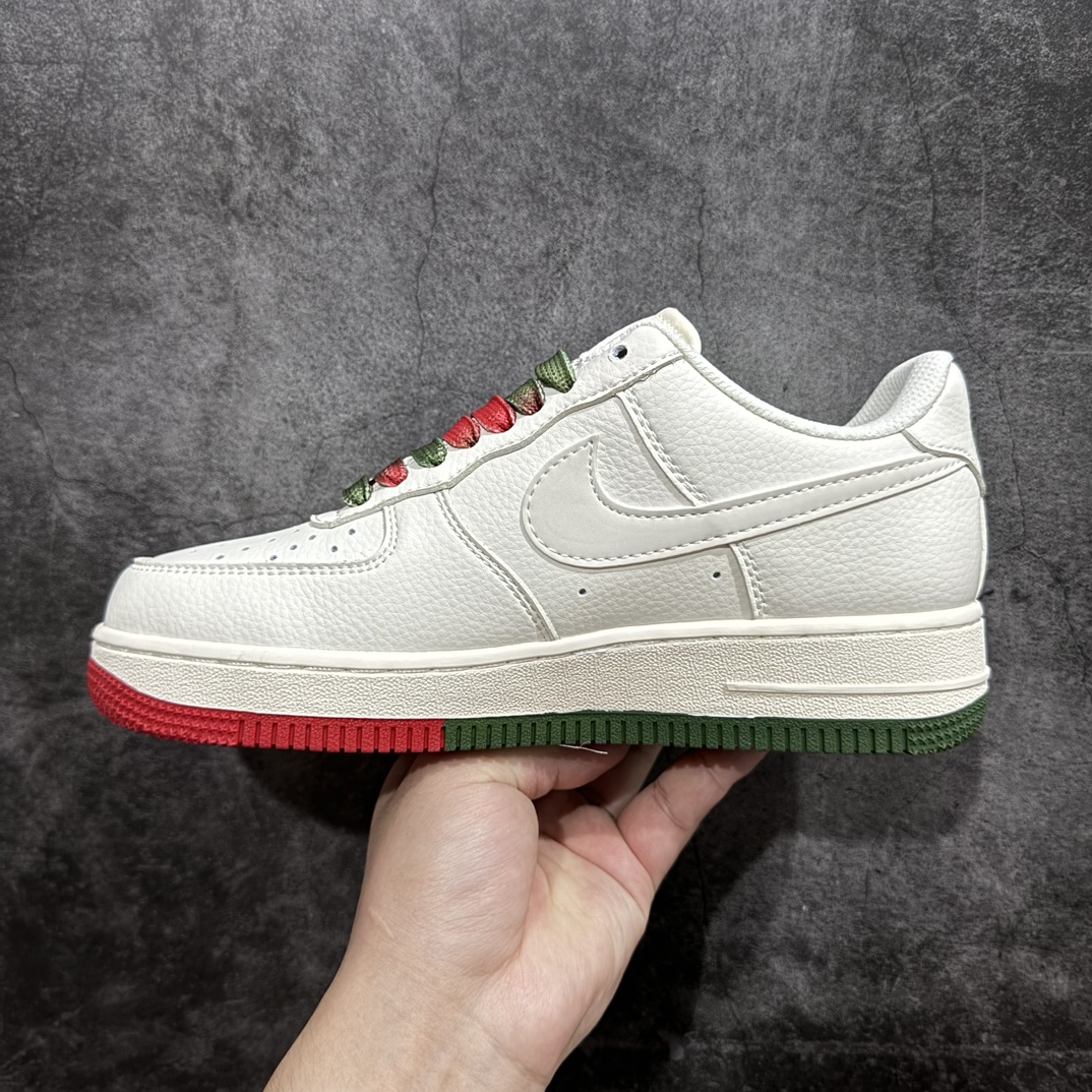 图片[2]-【公司级】海外限量发售NIke Air Force 1 \’07 Low “Supreme联名–米白红绿”空军一号 低帮 运动鞋 休闲鞋 折边针车 工艺难度大 原楦头原纸板 原装鞋盒 定制五金配件 内置全掌气垫 原厂鞋底货号：XZ6188-009 Size：36 36.5 37.5 38 38.5 39 40 40.5 41 42 42.5 43 44 44.5 45 编码：HXS310320-鞋库