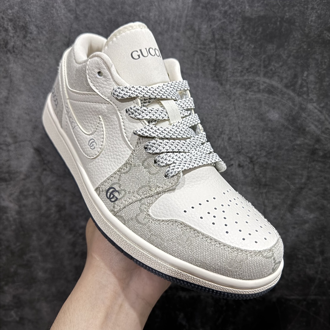 AirJordan1LowAJ1乔一联名高端定制低帮复古休闲板鞋货号DM5688-101定制鞋盒大厂纯原