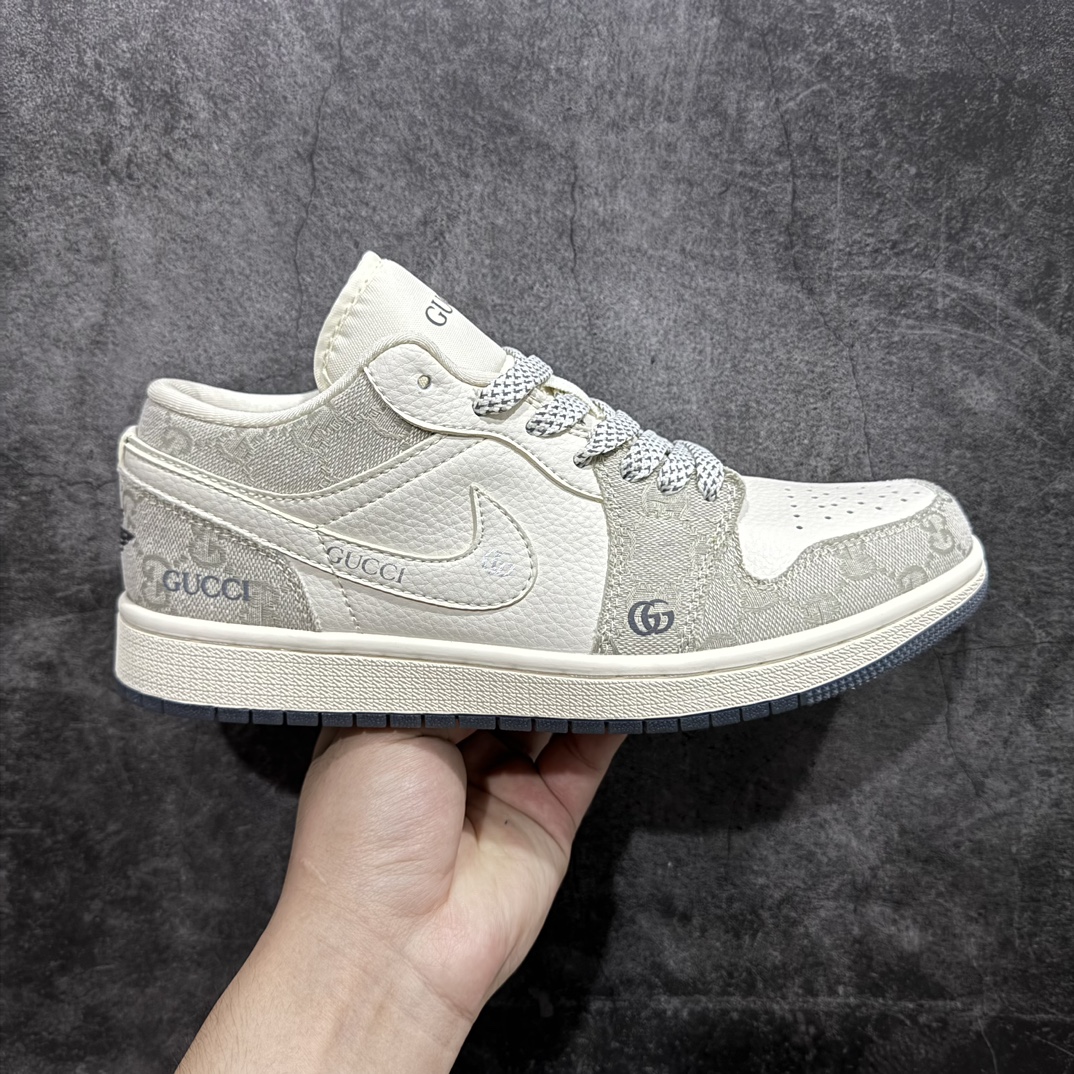 AirJordan1LowAJ1乔一联名高端定制低帮复古休闲板鞋货号DM5688-101定制鞋盒大厂纯原