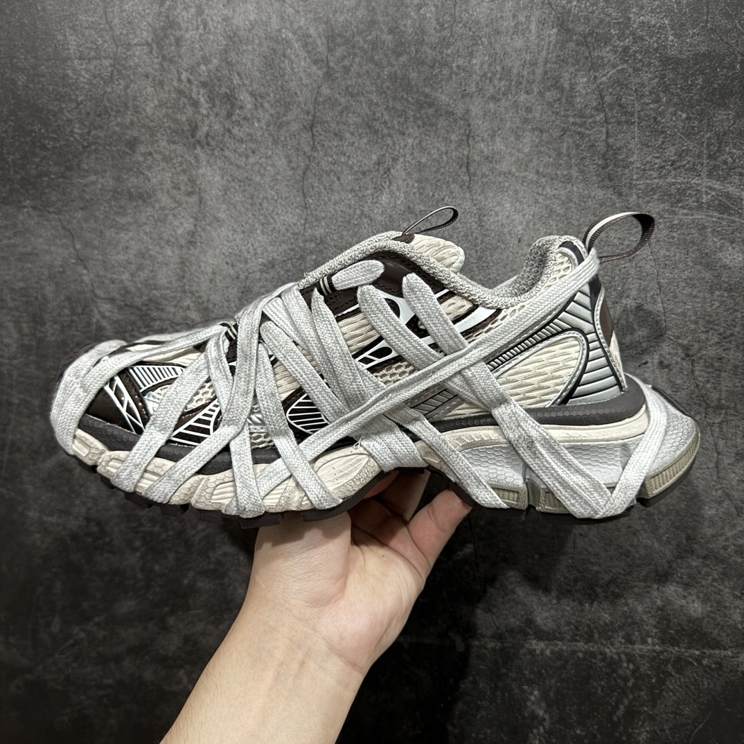 巴黎世家户外概念鞋BalenciagaSneakerTess十代B款米灰色独家纯原版本细节精准对位官方私