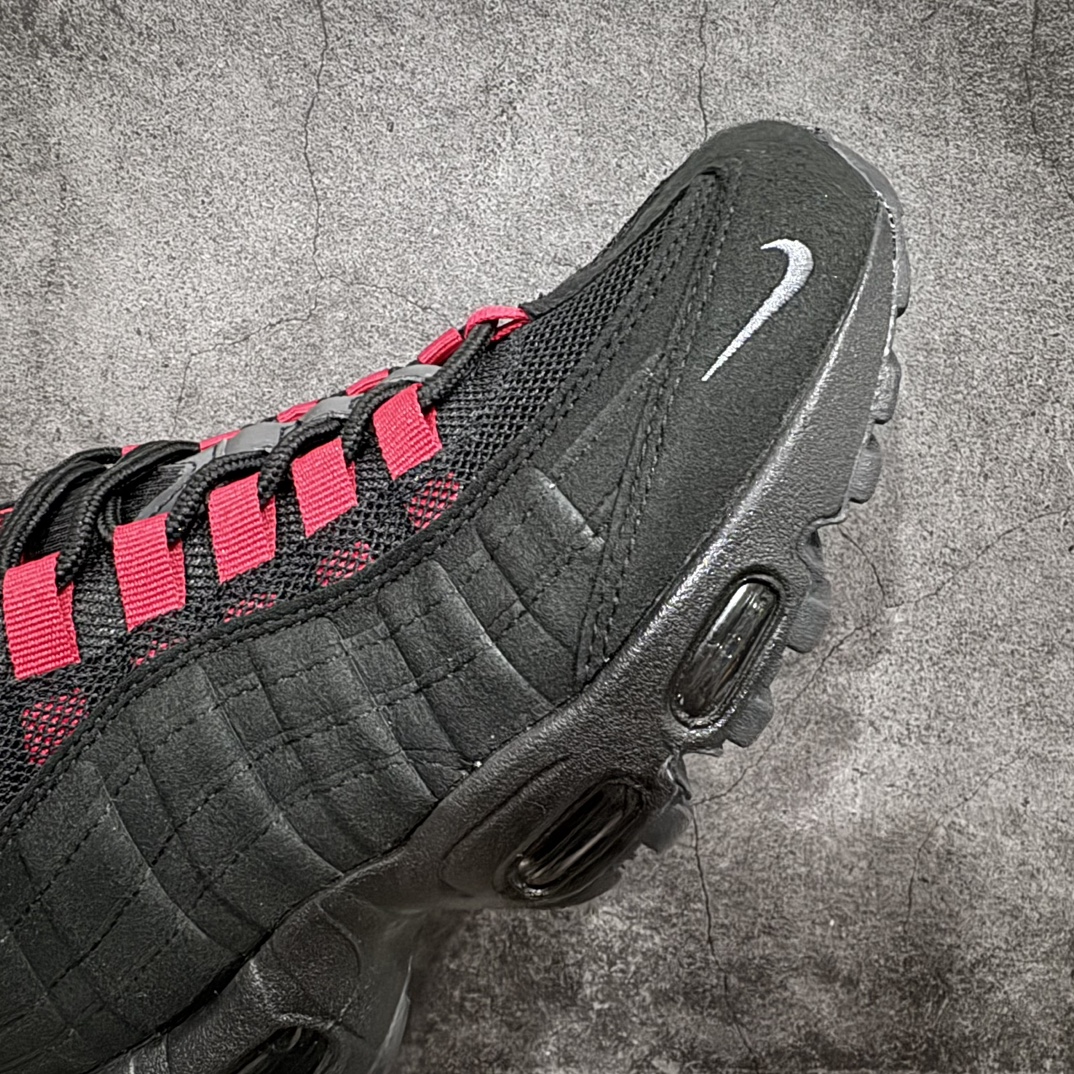 图片[6]-【MX版】Nike Air Max 95 复古减震气垫跑鞋 FQ2430-001n经典重温 外单专供大厂出品 品质稳定鞋款设计灵感源于人体构造 中底设计基于人体的脊柱构造 是整体设计的核心 尼龙孔眼代表了肋骨  而分层式面板和网眼象征着肌肉纤维和肉体组织 Air Max 95采用了两个独立的吹塑成型的Air-Sole单元 并首次在前掌使用可视化气垫设计 Swoosh logo夜当作一个 点符号放在了鞋子的后帮位置 20年的发展让 AIR MAX 95有了不同的故事 20年后再度面向世人的时候 焕然一新的面貌 让人有了另外一种清新脱俗的感觉 SIZE：36 36.5 37.5 38 38.5 39 40 40.5 41 42 42.5 43 44 44.5 45 46 47.5 48 编码：NM250260-鞋库