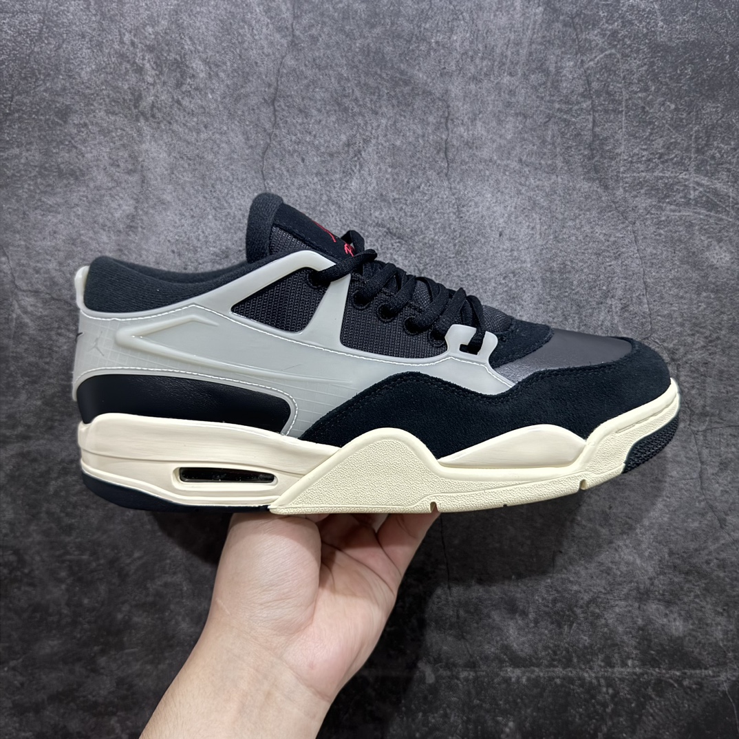 纯原版AirJordanAJ4RM重制版低帮复古篮球鞋FQ7939-006采用了低帮的设计并保留了众多A