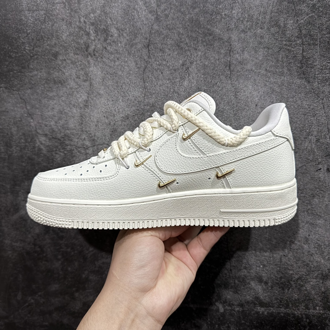 Nk Air Force 1'07 Low 米色解构四勾 空军一号低帮休闲板鞋 FX3654-111