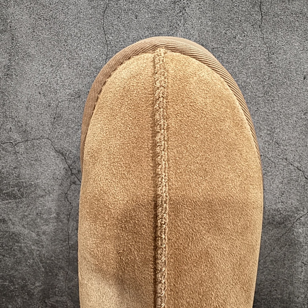 UGG W Leisure Tazz Slipper Chestnut 塔茨系列加厚款穆勒风包头舒适露跟厚底半拖鞋“栗子棕红编织加绒”1122553-CHE