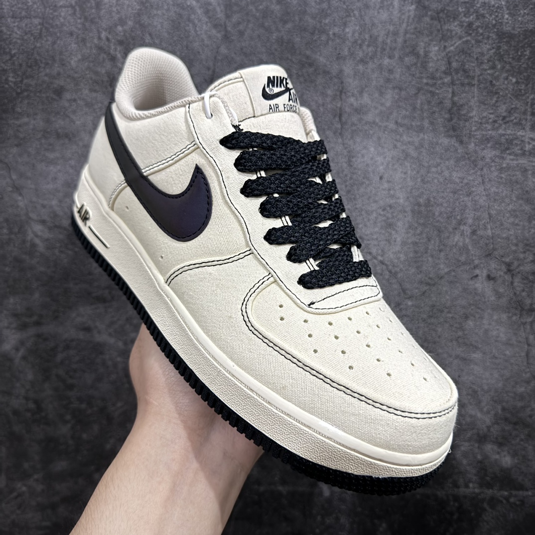 图片[3]-【公司级】Nk Air Force 1\’07 Low LV8 帆布反光勾 空军一号低帮休闲板鞋 TQ1456 288n#原楦原纸板 纯正版型 高清洁度 内置全掌气垫 尺码：36 36.5 37.5 38 38.5 39 40 40.5 41 42 42.5 43 44 44.5 45 编码：LF250260-鞋库