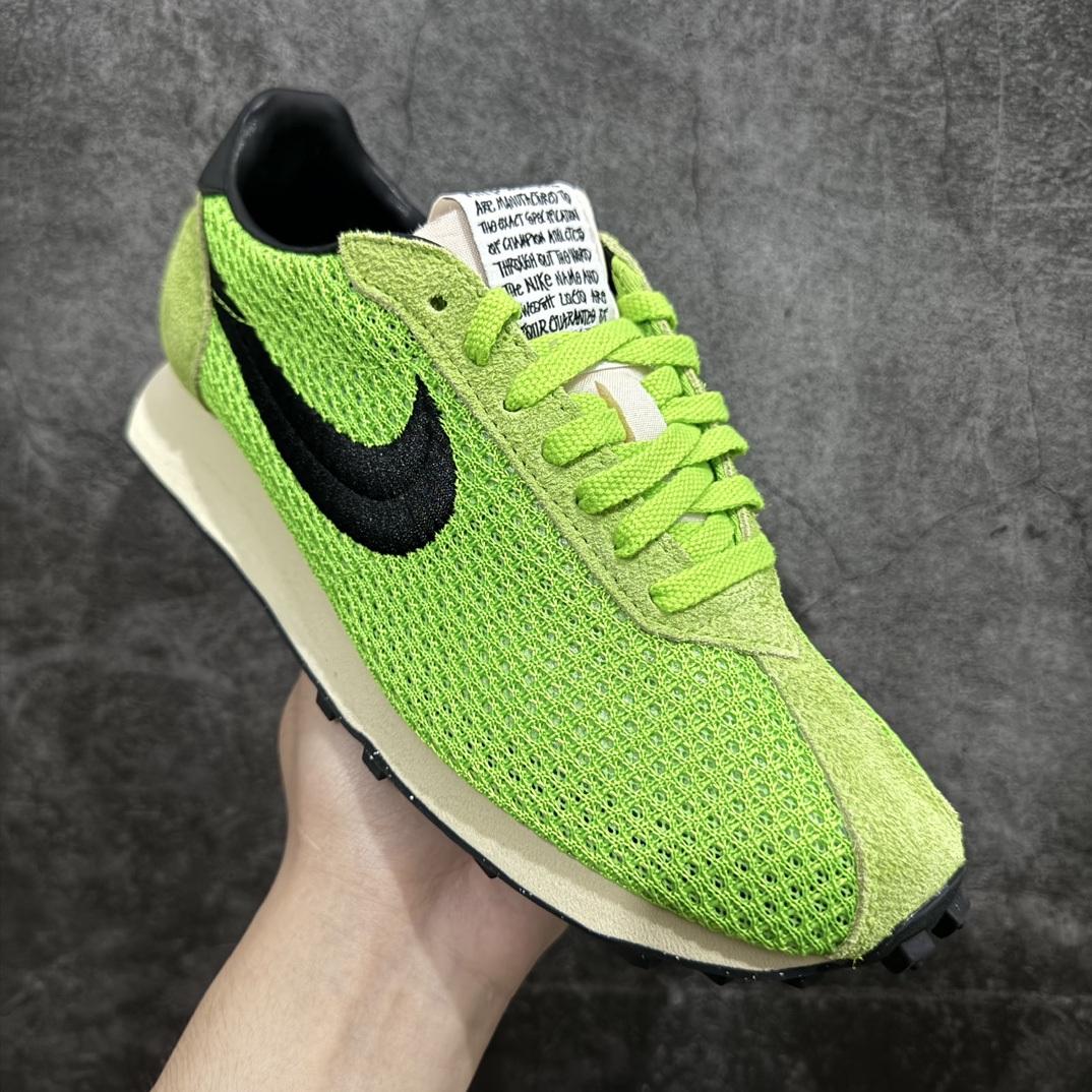 图片[3]-【纯原版】Nike Roshe Run LD-1000 x Stussy 米蓝n华夫一代系列华夫复古休闲运动慢跑鞋n美国元祖街头潮牌-斯图西联手Nike打造 LD-1000 复古跑鞋n采用双层呼吸网织面料组合翻毛皮饰片鞋面材质n中底搭载EVA切片缓震n外置防滑耐磨华夫格橡胶大底 官方货号：FQ5369-300 尺码：36 36.5 37.5 38 38.5 39 40 40.5 41 42 42.5 43 44 44.5 45  编码：GX220240-鞋库