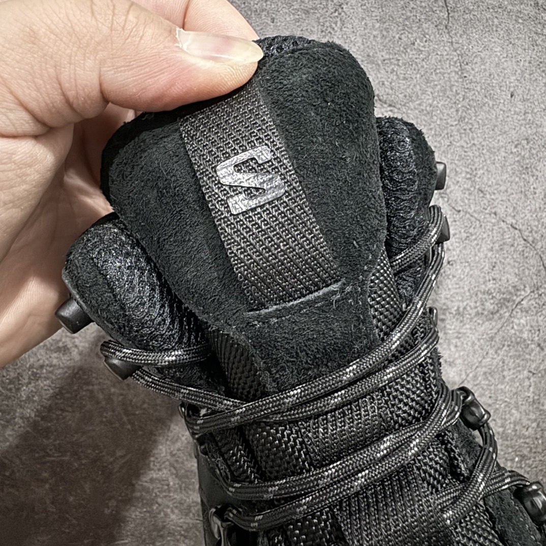 图片[5]-【绿x版】SALOMON萨洛蒙 XT-Quest 4D GTX Advanced 减震防滑耐磨 高帮 户外功能鞋 男鞋 黑色nn顶级 绿X升级版 户外越野性能超强n原鞋开发 原数据纸板打造完美鞋型n全鞋使用麂皮➕gtx防水材料拼接n独家私模组合大底 原装Ortholite轻量化鞋垫中底布带钢印编号 原厂TPU锁扣 进口港宝加持 后跟自然饱满 还原公司包裹性 全方位贴合包裹脚型 鞋跟部鞋底牵引设计 提供强大的抓地性能 更适应野外崎岖不平的道路  尺码： 40 40.5 41 42 42.5 43 44 44.5 45  编码：SLM580600-鞋库