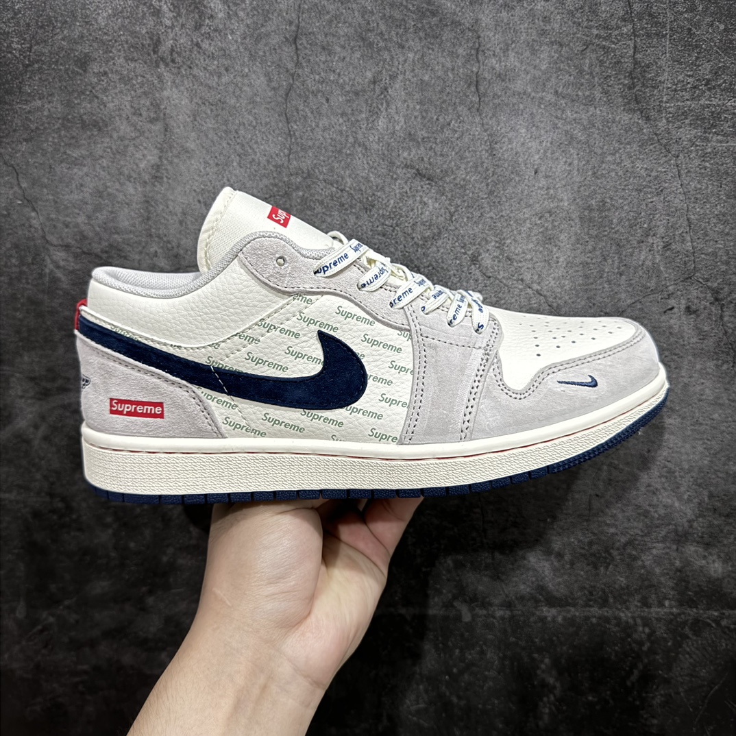 【定制版】Air Jordan 1 Low AJ1 乔1 Supreme联名-猪八灰印字 高端定制 低帮复古篮球鞋 LJ6688-009rn#定制鞋盒 大厂纯原品质出货 超高清洁度 皮料切割干净无任何毛边 细节完美 r 尺码：36 36.5 37.5 38 38.5 39 40 40.5 41 42 42.5 43 44 44.5 45  编码：HXS320340-鞋库