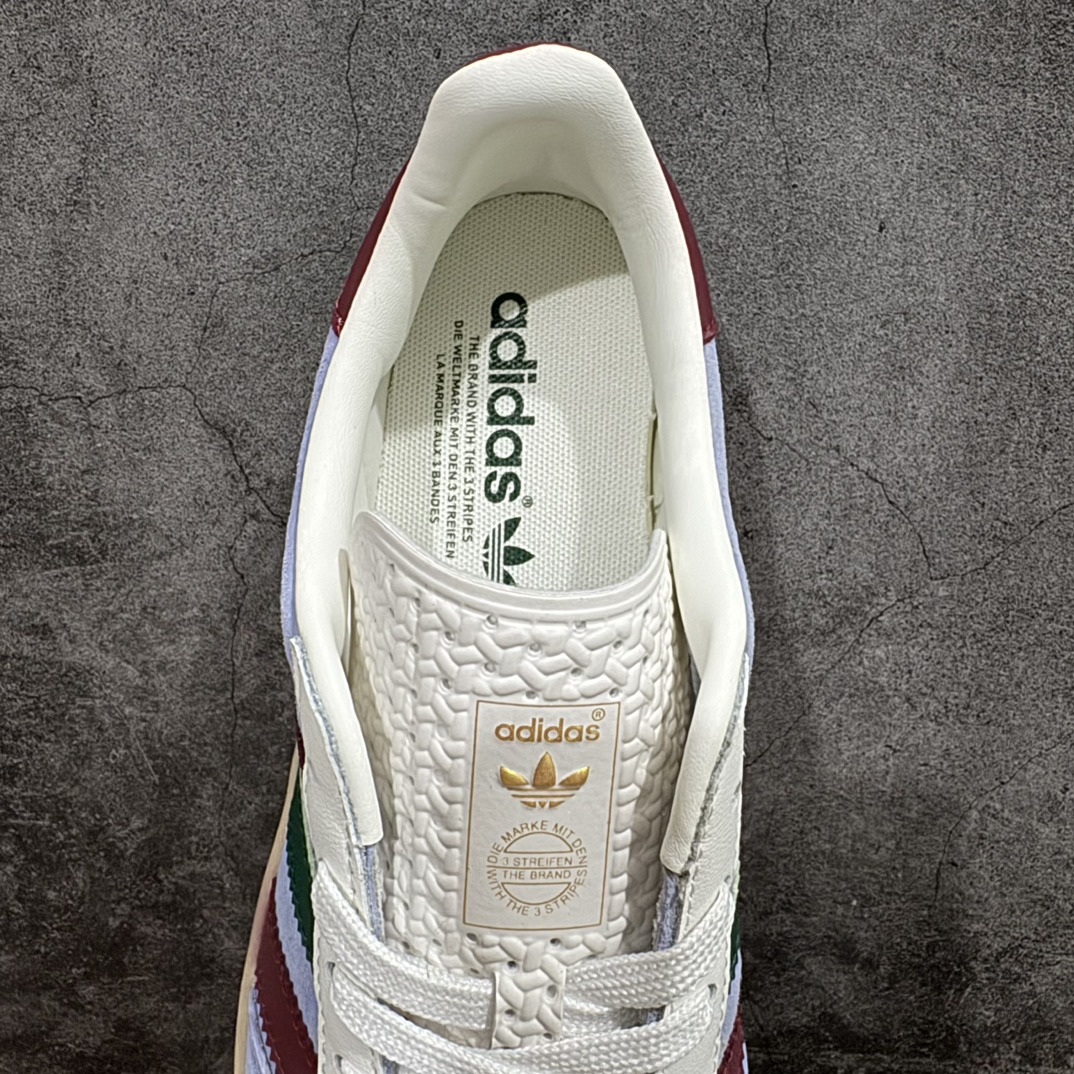 图片[8]-【正确版】Adidas Gazelle Indoor Trainers 羚羊内训系列低帮复古百搭休闲运动德训风板鞋“翻毛浅紫红暗绿生胶底”IG4994nn男女鞋真半码制n升级原楦纸版开发n采用翻毛皮组合环保纤维革鞋面材质n内环保海玻璃鞋垫 外置RB橡胶大底 尺码：36 36⅔ 37⅓ 38 38⅔ 39⅓ 40 40⅔ 41⅓ 42 42⅔ 43⅓ 44 44⅔ 45 编码：NMGY200230-鞋库