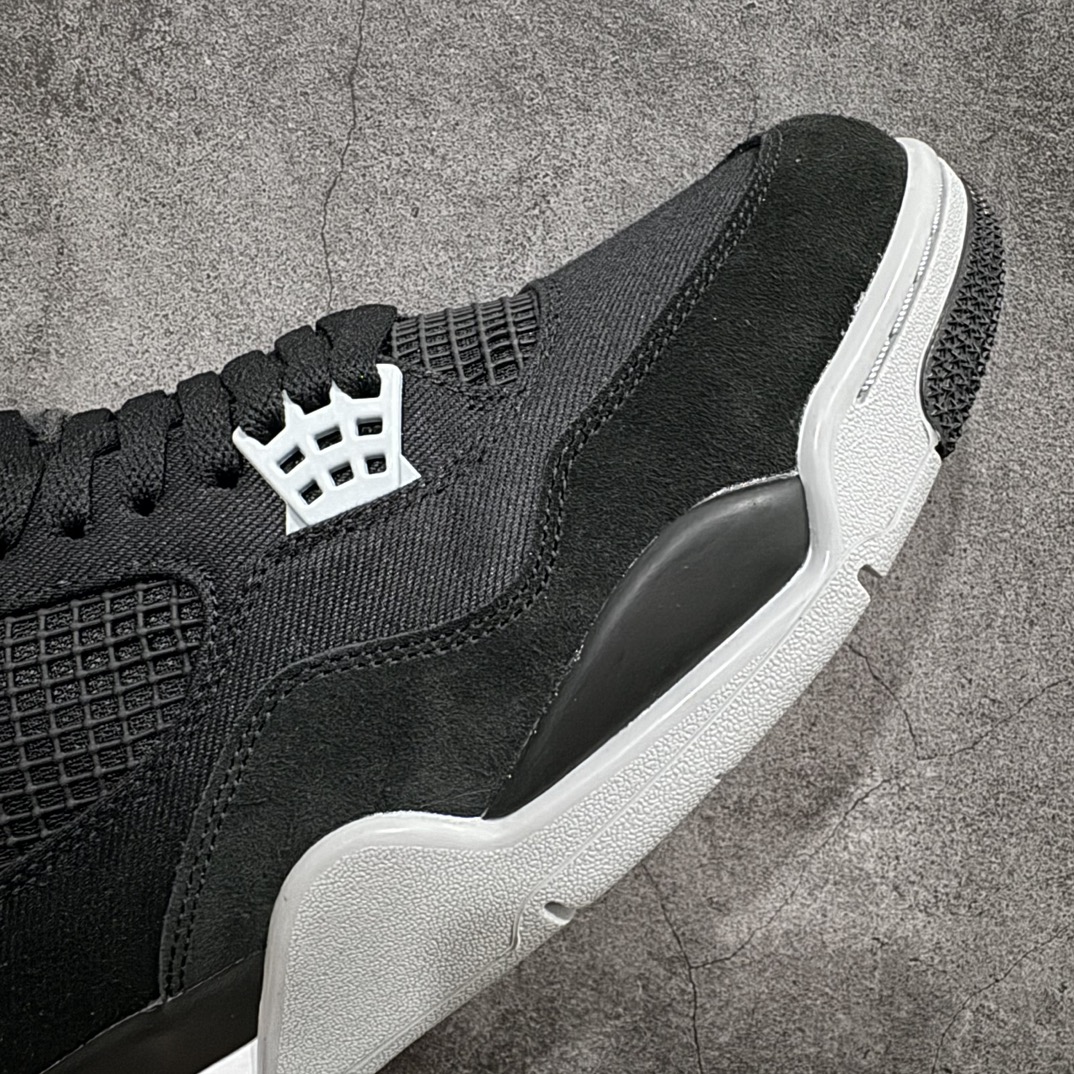 图片[6]-【莞产裁片】Air Jordan 4 Retro \” Black Canvas \” AJ4乔4 文化篮球鞋 黑帆布 DH7138-006n大厂出品 值得信赖的产品n原鞋开发 全鞋为原鞋一致麂皮材质 质感满满n鞋型到位 正宗乔4的完美鞋型 鞋舌长度同步原鞋n原厂网格不打皱 鞋底有刷漆 正确电脑针车走线 超高裁边清洁度n值得入手零售的好货，优势价格主推💪🏻 尺码：40.5-47.5 编码：LJQ470500-鞋库