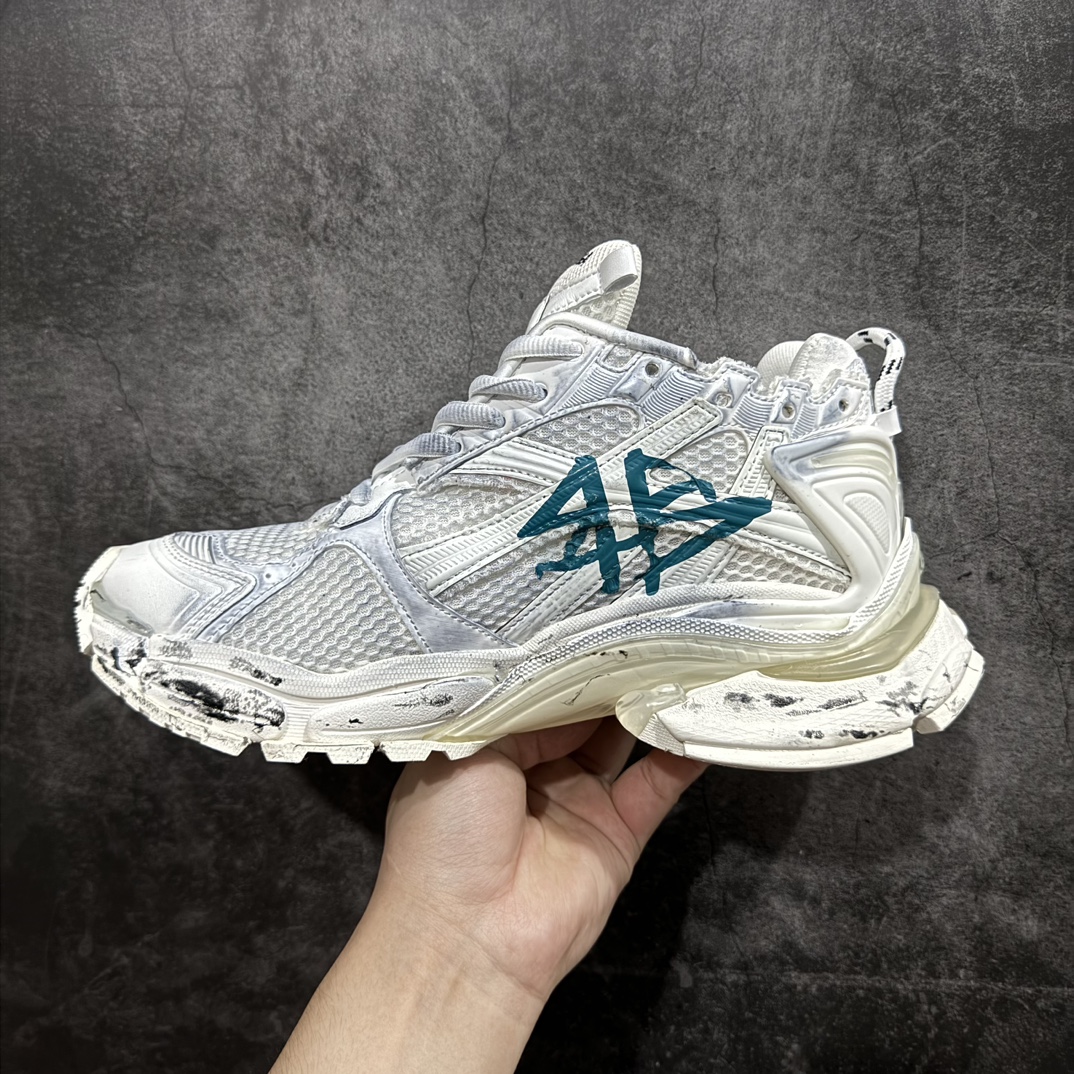 图片[2]-【XA版本】Balenciaga Runer 巴黎世家7代 破坏风 手工做旧款复古老爹鞋n全新版本出货 核心配合工厂优势供应市场最优品质 鞋型细节做旧等都好于市场版本n不但比市场货好 而且比市场货便宜💪🏻n原厂点胶工艺同步原鞋 区别市面所有版本n非市面所有固定TPU，原厂订制胶棒 一切细节高端还原  ，欢迎挑刺💪🏻 尺码：35-46 编码：DF490520-鞋库