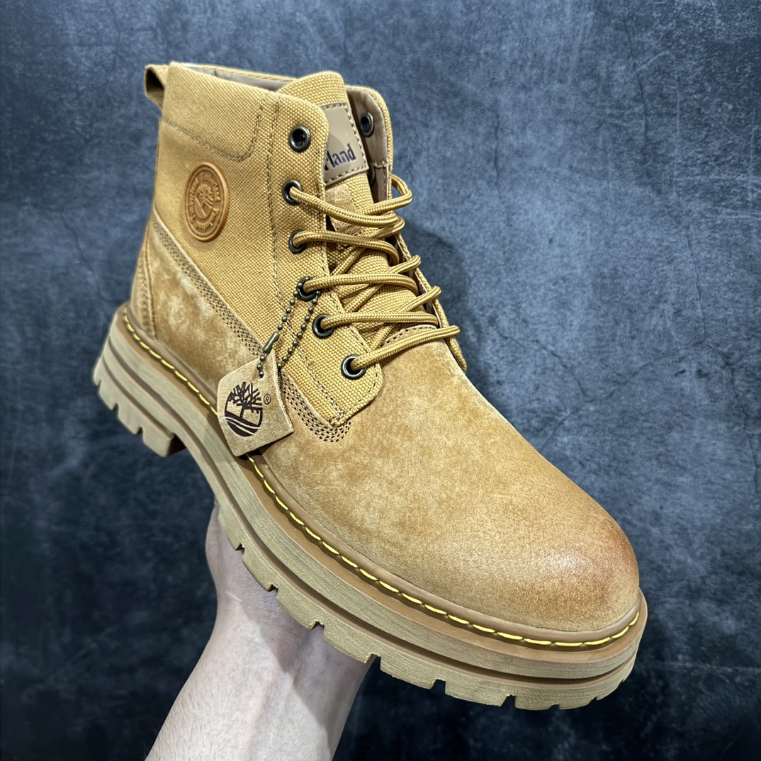 Timberland添柏岚/天伯伦户外高帮休闲大黄靴系列广东大厂品质原盒原包装24ss新款时尚潮流搭配面