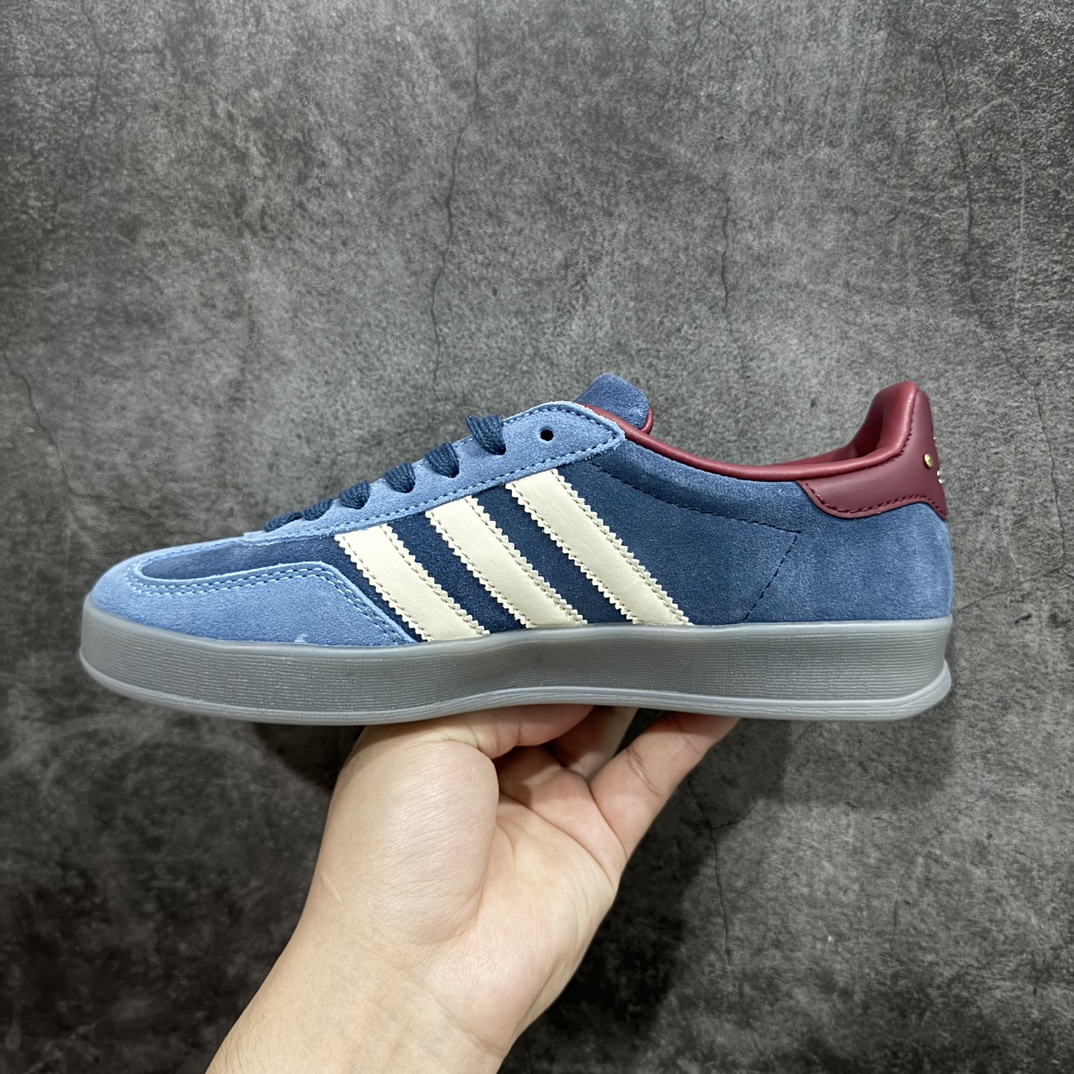 T版纯原性价比AdidasGazelleIndoorTrainers羚羊内训系列低帮复古百搭休闲运动德训