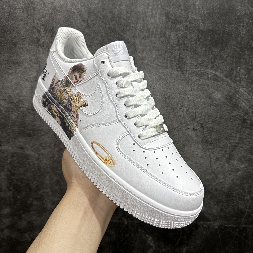 NikeAirForce1Low07定制悟空白原楦头原纸板打造纯正低帮空军版型专注外贸渠道全掌内置蜂窝气