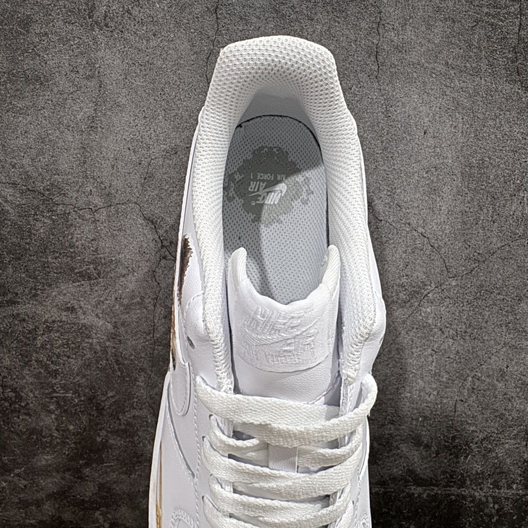 NikeAirForce1Low07定制悟空白原楦头原纸板打造纯正低帮空军版型专注外贸渠道全掌内置蜂窝气