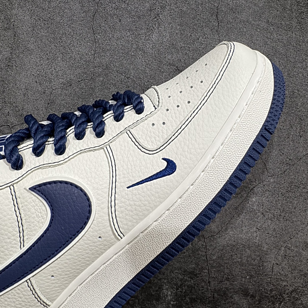 NikeAirForce1Low07xUNDEFEATED白蓝小钩麻绳原楦头原纸板打造纯正低帮空军版型专